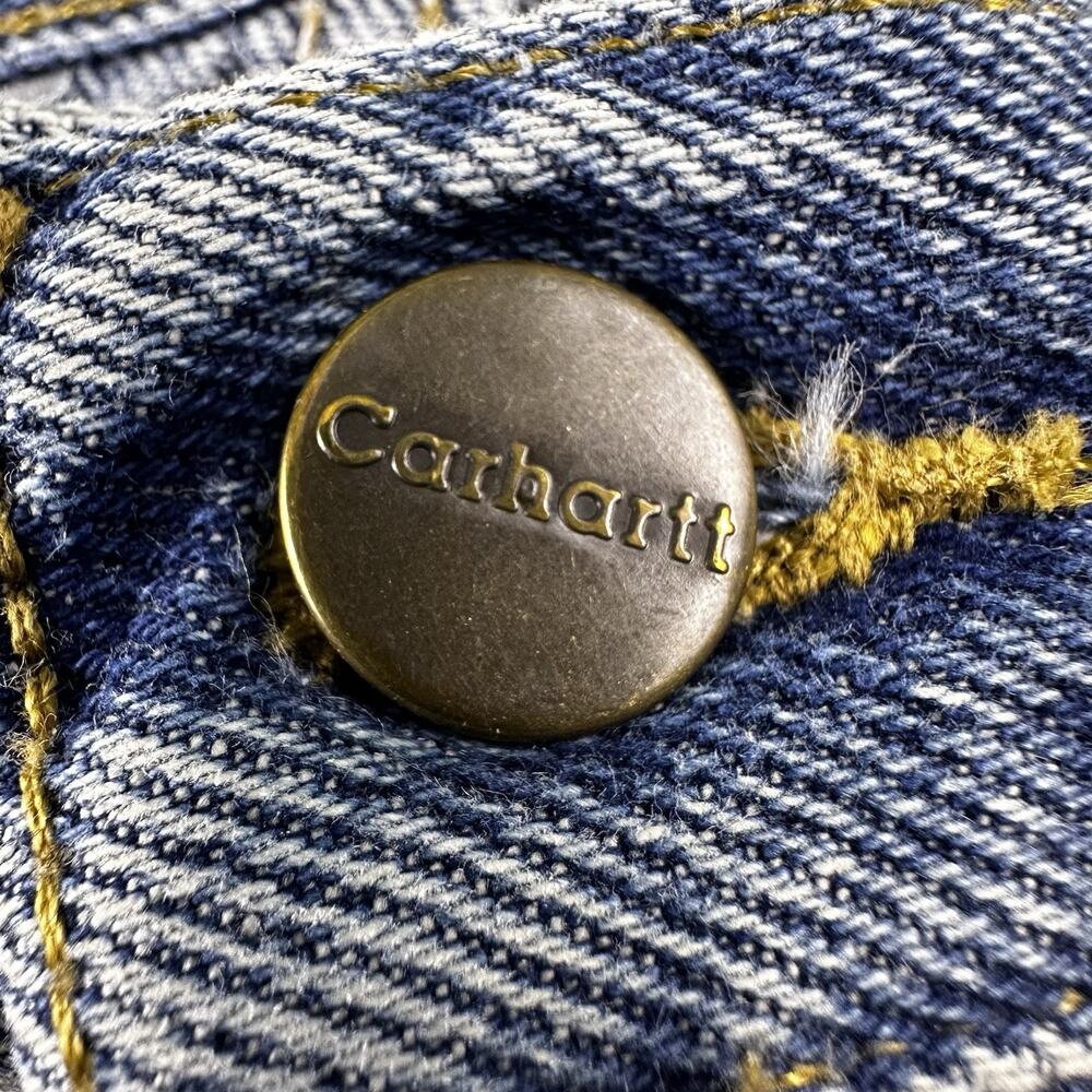 CARHARTT‎ Relaxed Fit Jeans Men's 40x30 Medium Wash Workwear 100% Cotton Denim - Picture 10 of 16